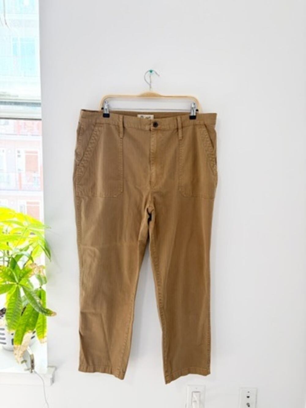 Madewell The Perfect Vintage Straight Workwear Pants Size 33